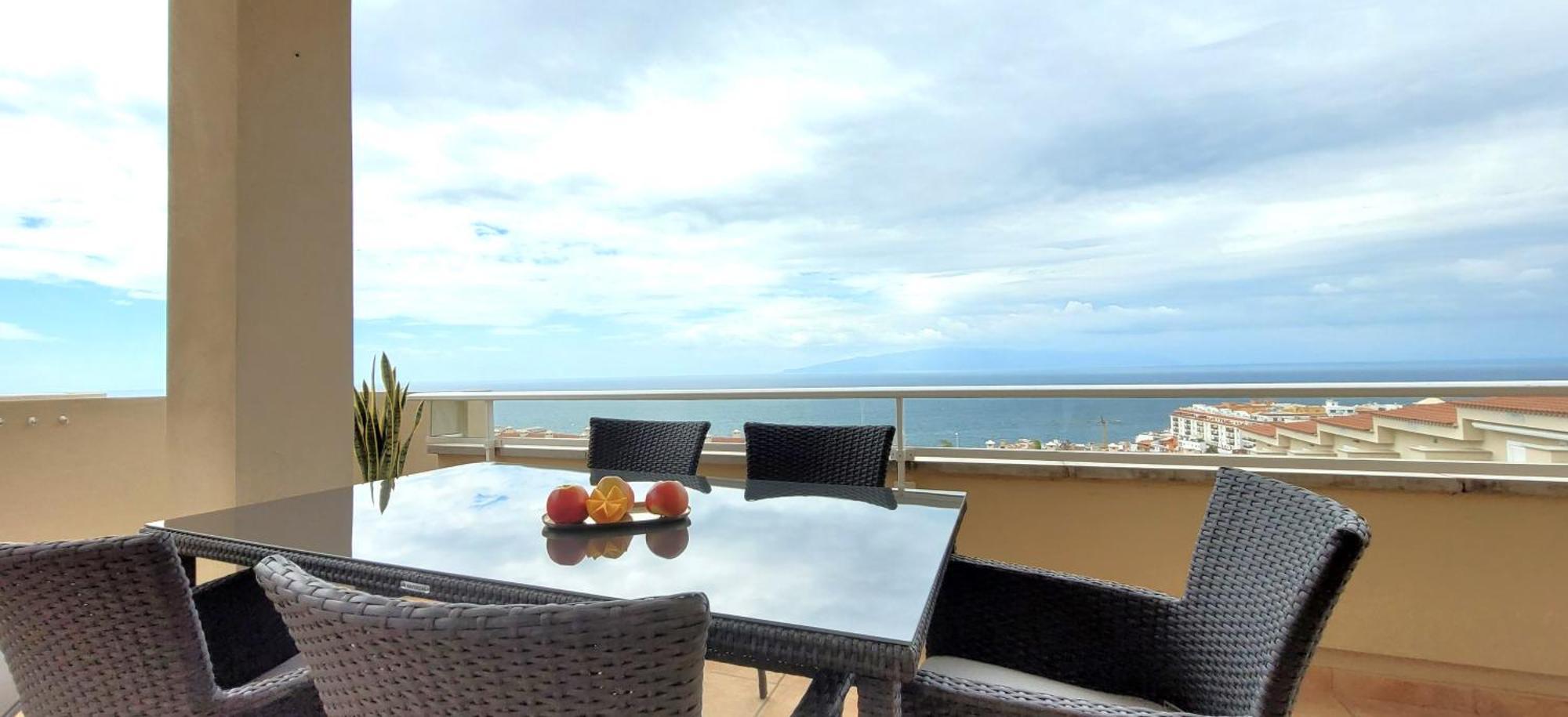 Luna - Ac, 2 Pools, Panoramic Ocean, Private Garage, Fibre Net Puerto de Santiago  Extérieur photo