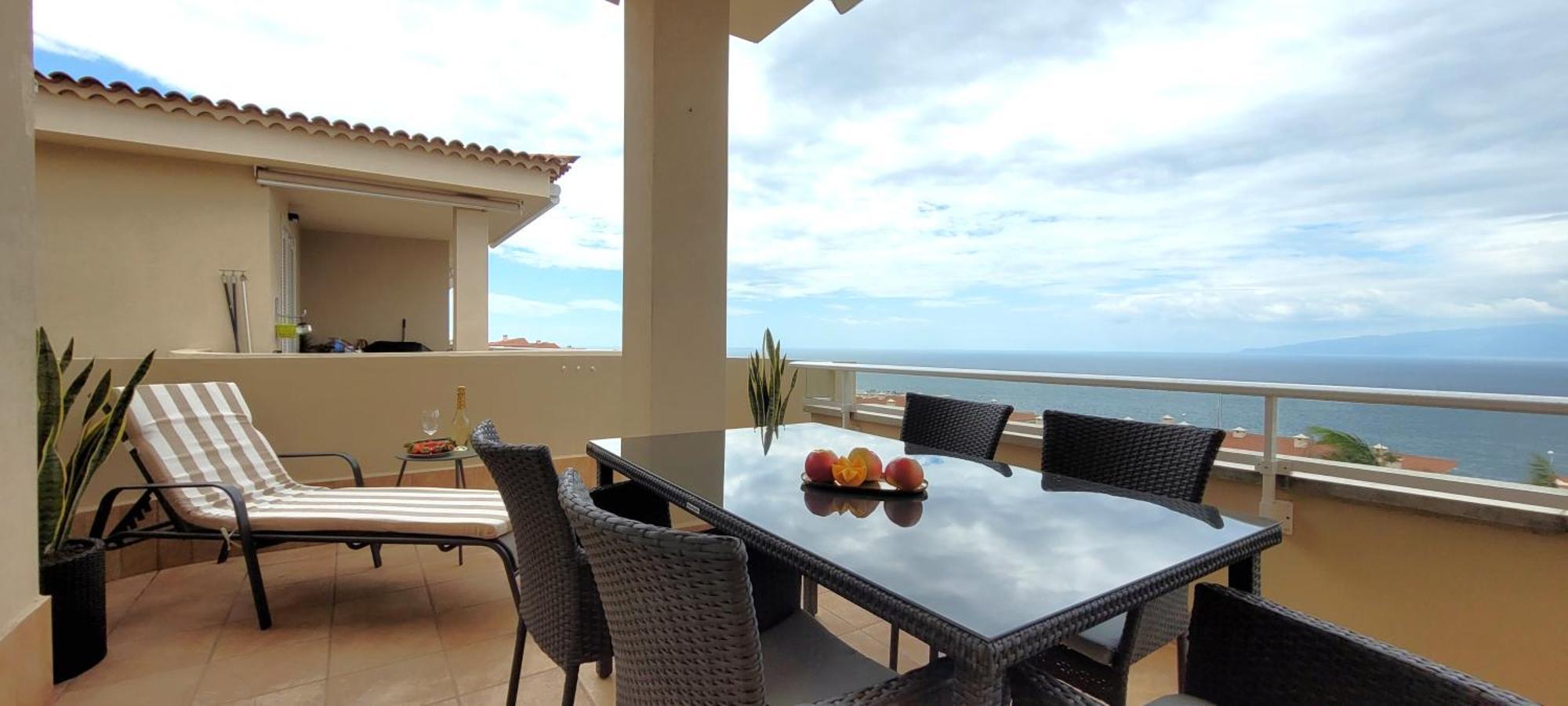 Luna - Ac, 2 Pools, Panoramic Ocean, Private Garage, Fibre Net Puerto de Santiago  Extérieur photo